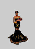 Royal Toghu Velvet Mermaid Gown