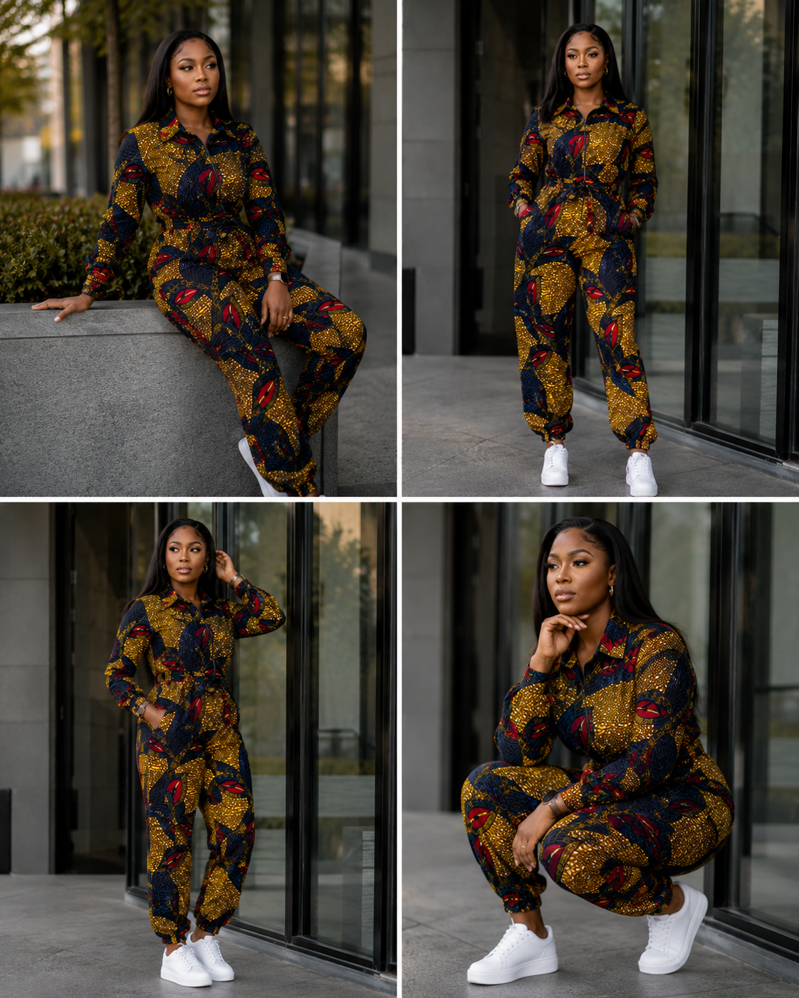 Urban Fashion In Bold Ankara Style