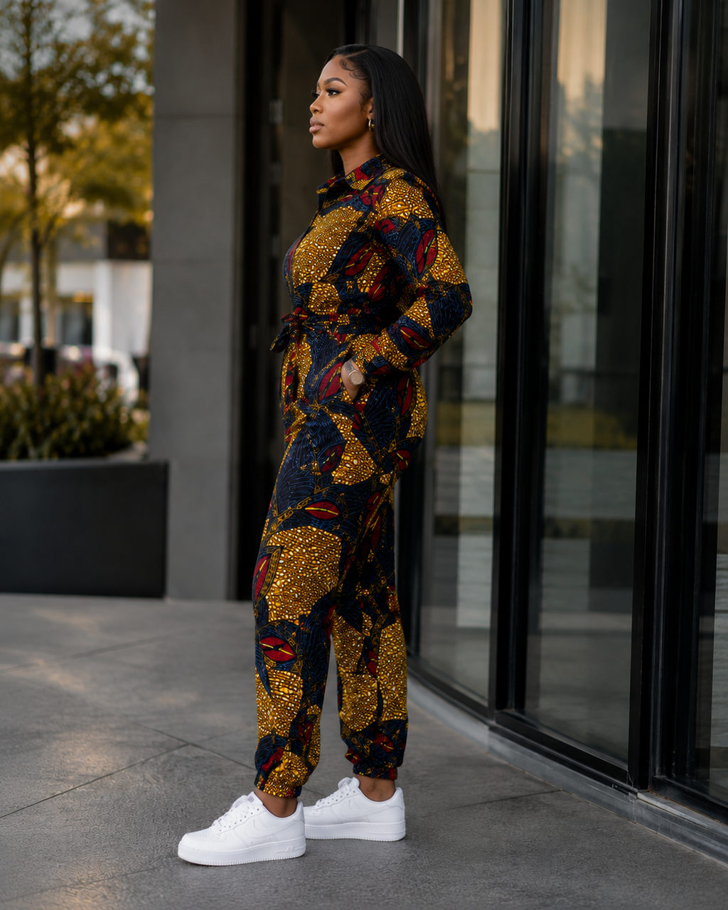 Urban Fashion In Bold Ankara Style